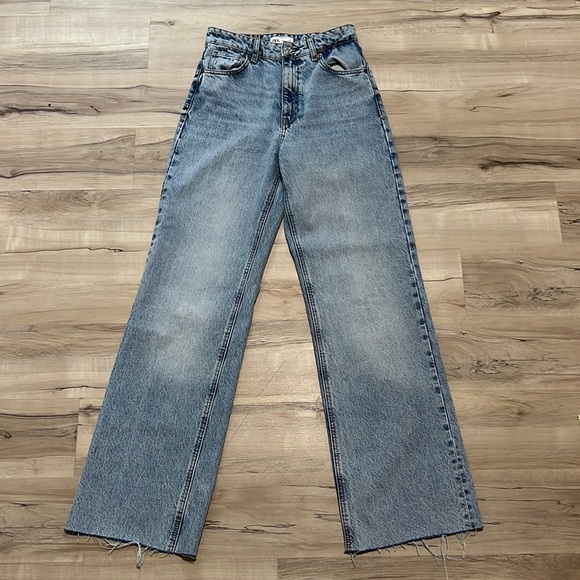 Tiktok Famous Zara Wide Leg Jeans 